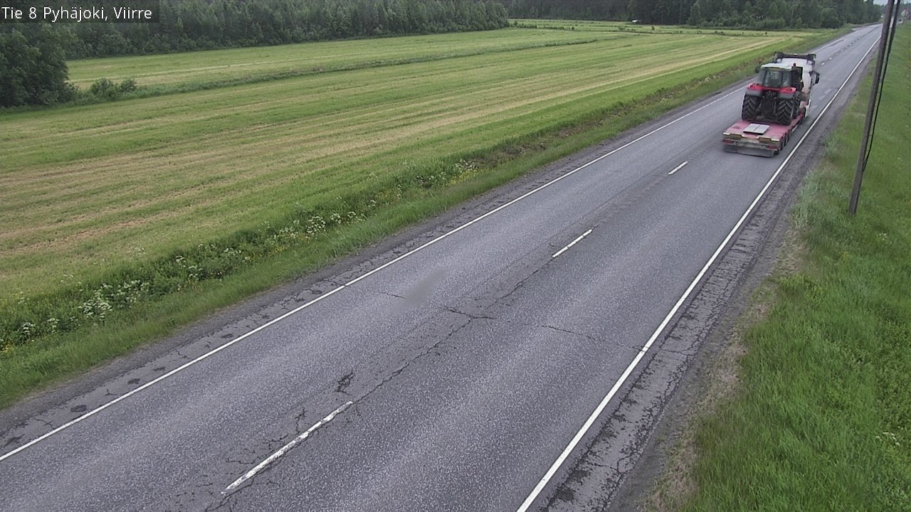 Kelikamerat Kuva Tie 8 Pyhäjoki, Viirre, Pyhäjoki, Pohjois-Pohjanmaa