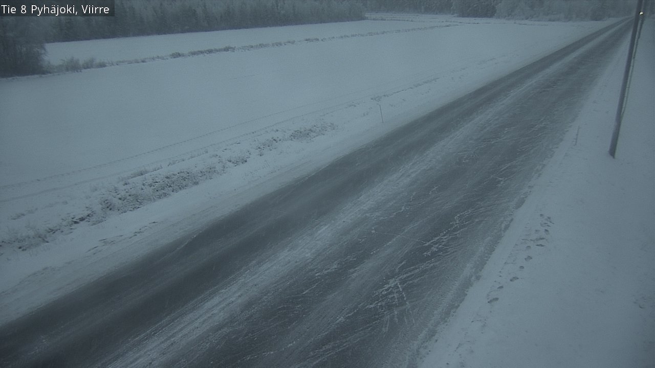 Kelikamerat Kuva Tie 8 Pyhäjoki, Viirre, Pyhäjoki, Pohjois-Pohjanmaa