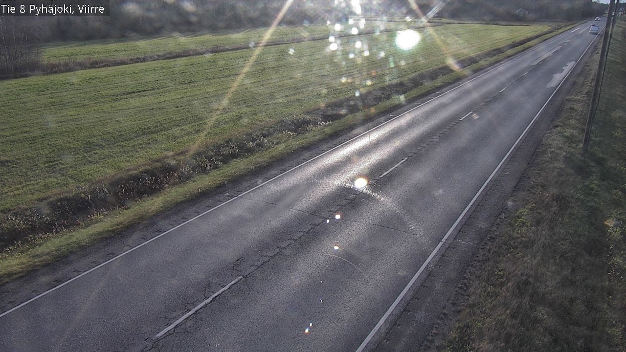 Kelikamerat Kuva Tie 8 Pyhäjoki, Viirre, Pyhäjoki, Pohjois-Pohjanmaa
