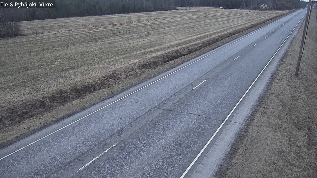 Kelikamerat Kuva Tie 8 Pyhäjoki, Viirre, Pyhäjoki, Pohjois-Pohjanmaa