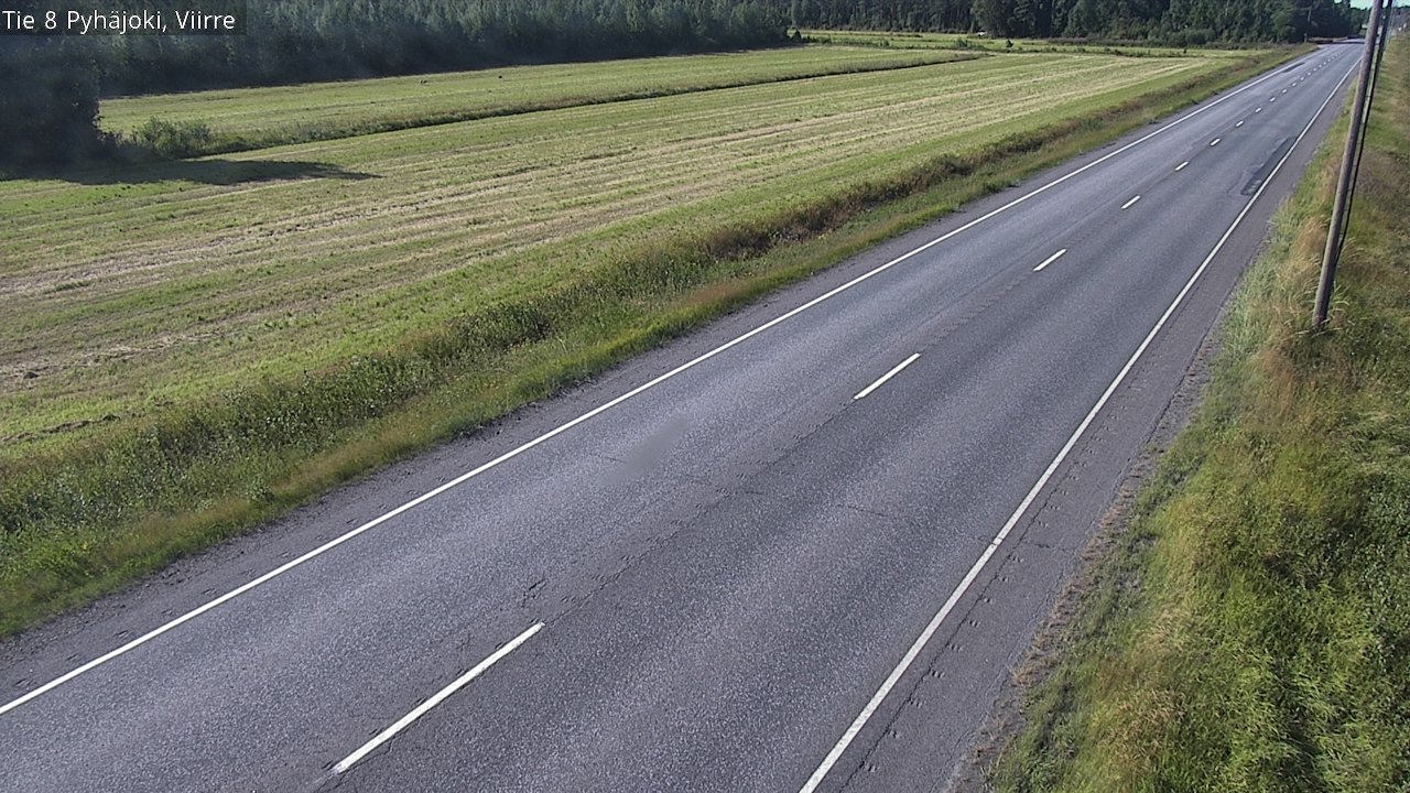 Kelikamerat Kuva Tie 8 Pyhäjoki, Viirre, Pyhäjoki, Pohjois-Pohjanmaa