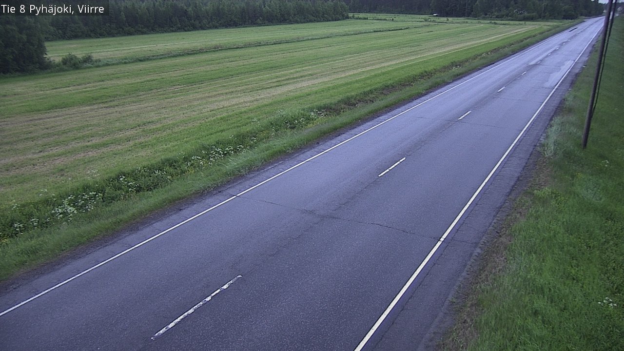 Kelikamerat Kuva Tie 8 Pyhäjoki, Viirre, Pyhäjoki, Pohjois-Pohjanmaa