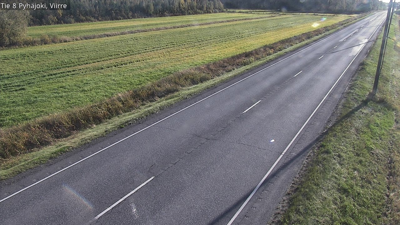 Kelikamerat Kuva Tie 8 Pyhäjoki, Viirre, Pyhäjoki, Pohjois-Pohjanmaa