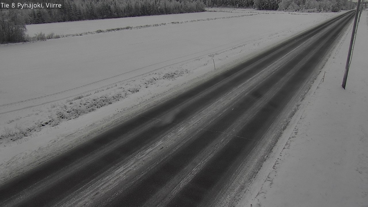 Kelikamerat Kuva Tie 8 Pyhäjoki, Viirre, Pyhäjoki, Pohjois-Pohjanmaa