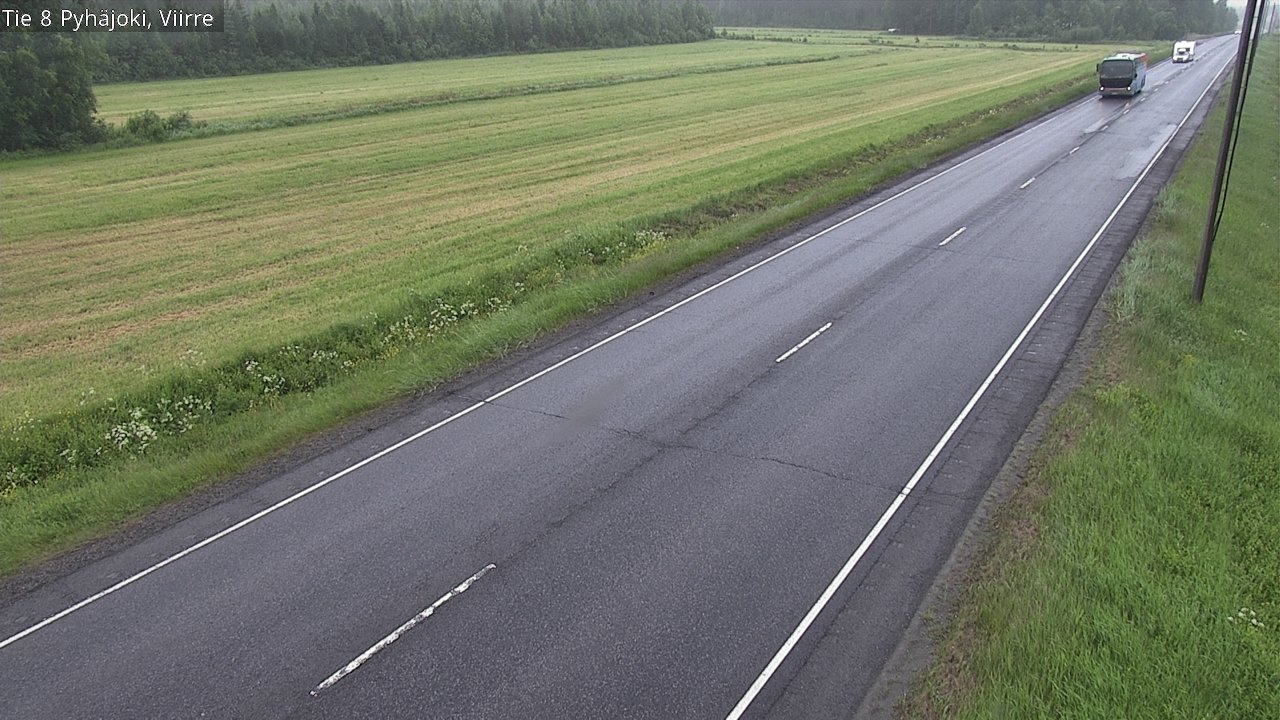 Kelikamerat Kuva Tie 8 Pyhäjoki, Viirre, Pyhäjoki, Pohjois-Pohjanmaa