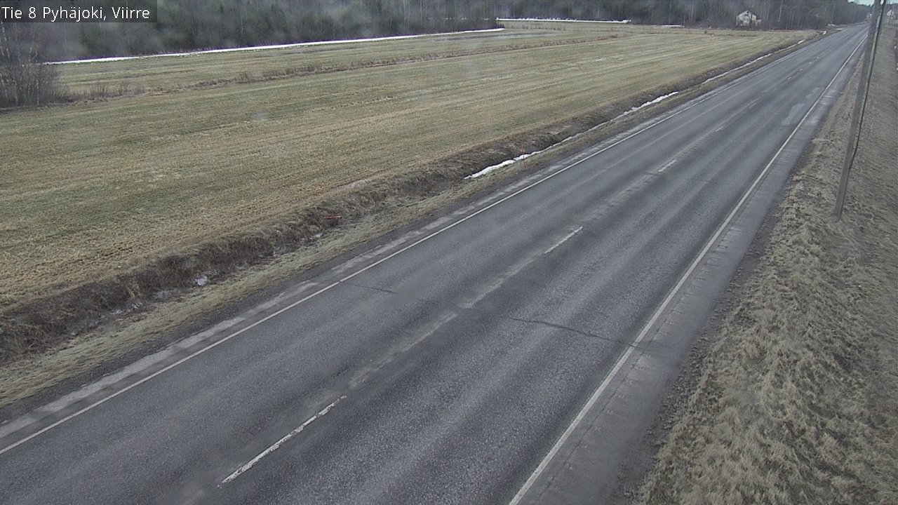 Kelikamerat Kuva Tie 8 Pyhäjoki, Viirre, Pyhäjoki, Pohjois-Pohjanmaa
