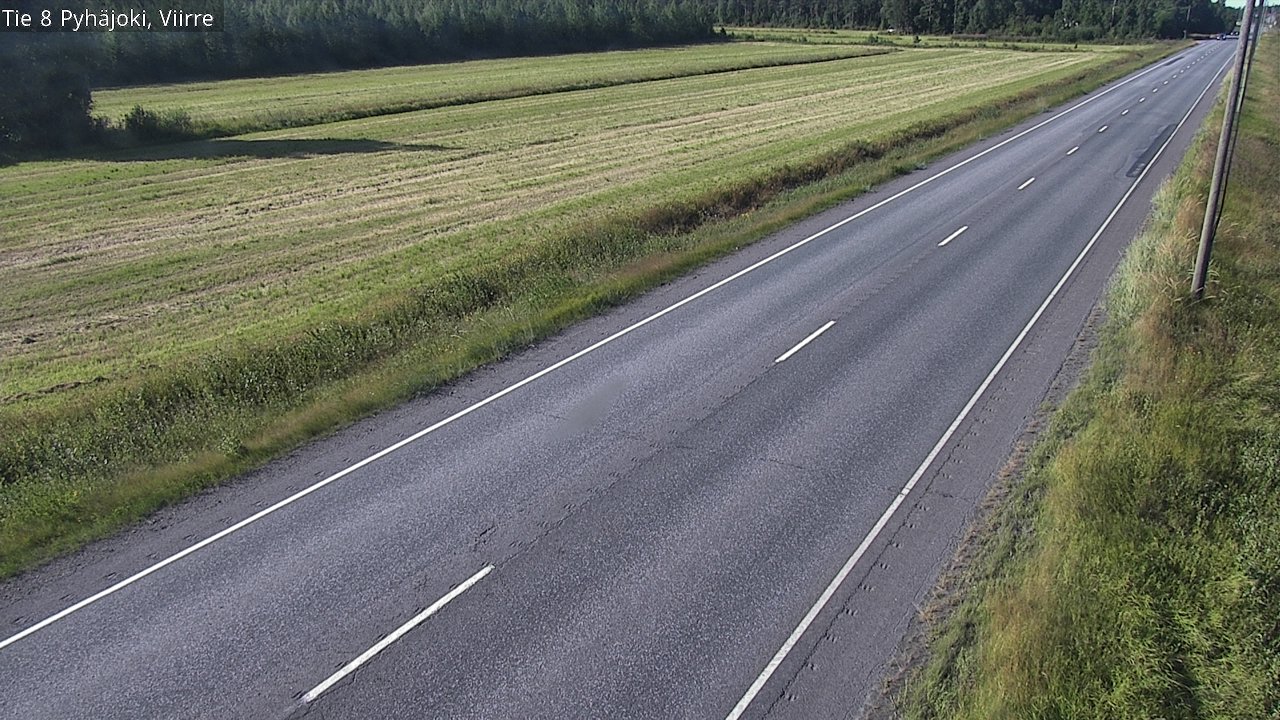 Kelikamerat Kuva Tie 8 Pyhäjoki, Viirre, Pyhäjoki, Pohjois-Pohjanmaa