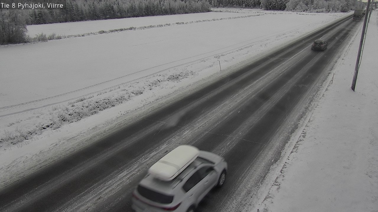 Kelikamerat Kuva Tie 8 Pyhäjoki, Viirre, Pyhäjoki, Pohjois-Pohjanmaa