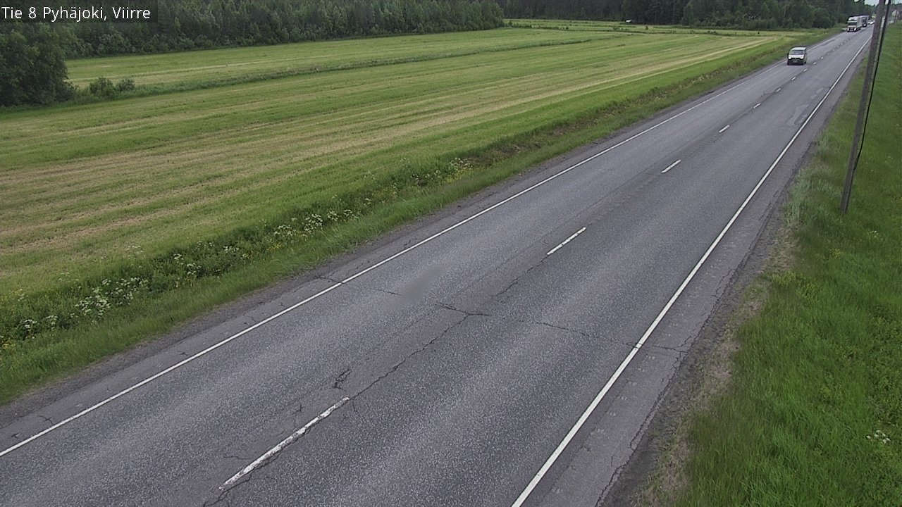 Kelikamerat Kuva Tie 8 Pyhäjoki, Viirre, Pyhäjoki, Pohjois-Pohjanmaa