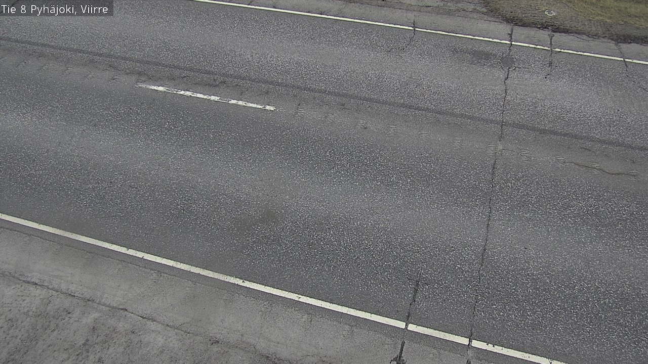 Weather Camera Image Väg 8 Pyhäjoki, Viirre, Pyhäjoki, Pohjois-Pohjanmaa