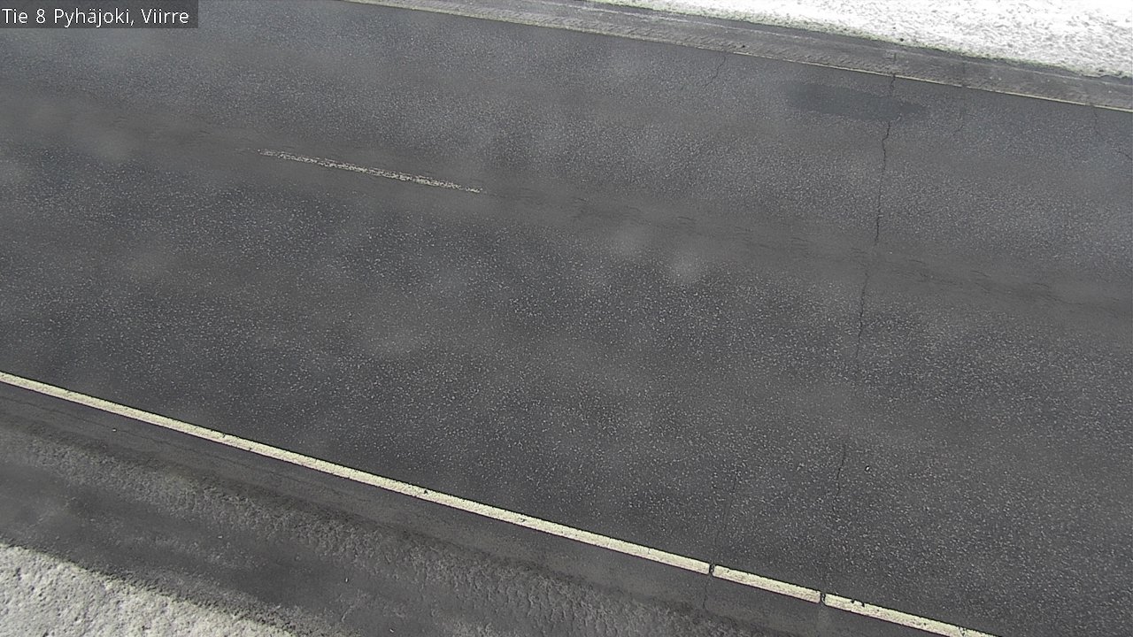 Weather Camera Image Väg 8 Pyhäjoki, Viirre, Pyhäjoki, Pohjois-Pohjanmaa