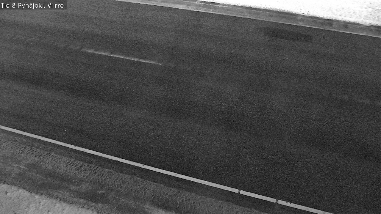 Weather Camera Image Road 8 Pyhäjoki, Viirre, Pyhäjoki, Pohjois-Pohjanmaa