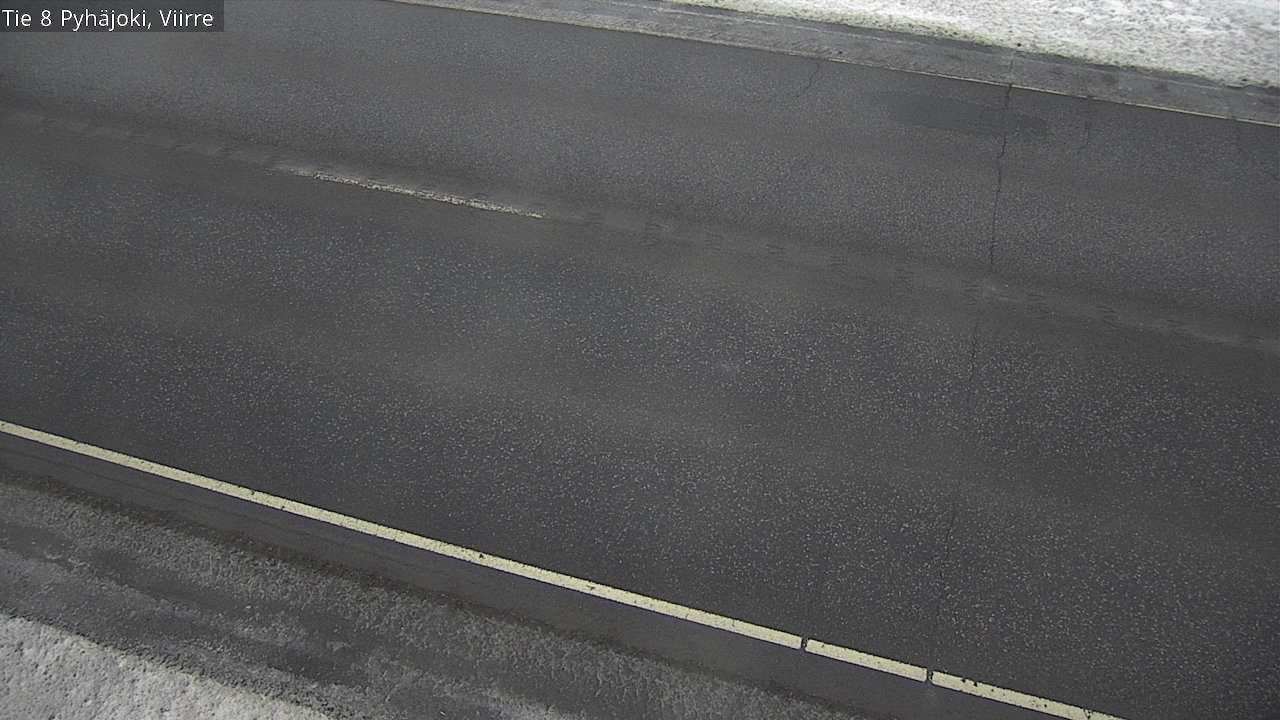Weather Camera Image Road 8 Pyhäjoki, Viirre, Pyhäjoki, Pohjois-Pohjanmaa