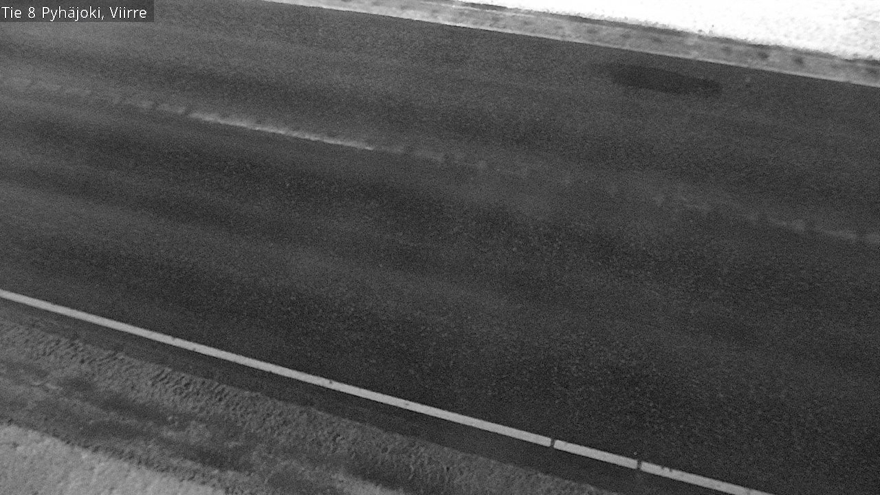 Weather Camera Image Road 8 Pyhäjoki, Viirre, Pyhäjoki, Pohjois-Pohjanmaa