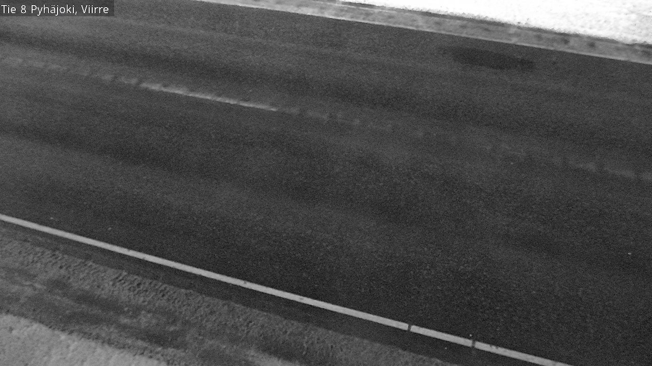 Weather Camera Image Road 8 Pyhäjoki, Viirre, Pyhäjoki, Pohjois-Pohjanmaa