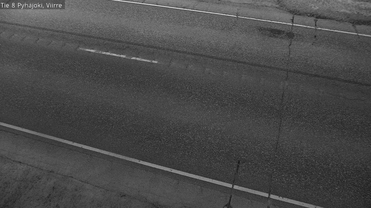 Weather Camera Image Väg 8 Pyhäjoki, Viirre, Pyhäjoki, Pohjois-Pohjanmaa