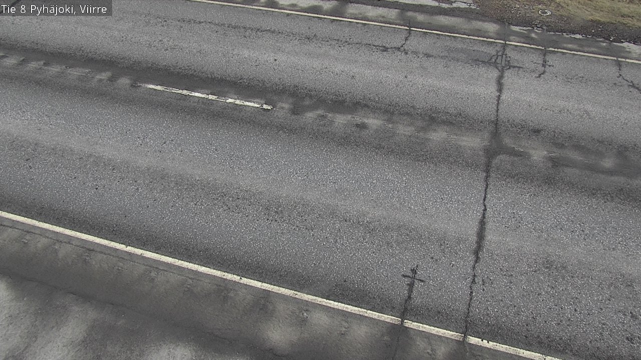 Weather Camera Image Road 8 Pyhäjoki, Viirre, Pyhäjoki, Pohjois-Pohjanmaa