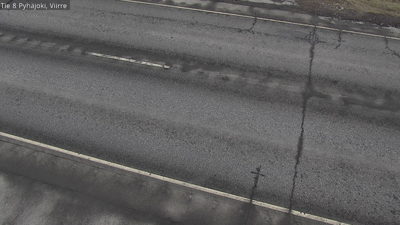 Weather Camera Image Road 8 Pyhäjoki, Viirre, Pyhäjoki, Pohjois-Pohjanmaa