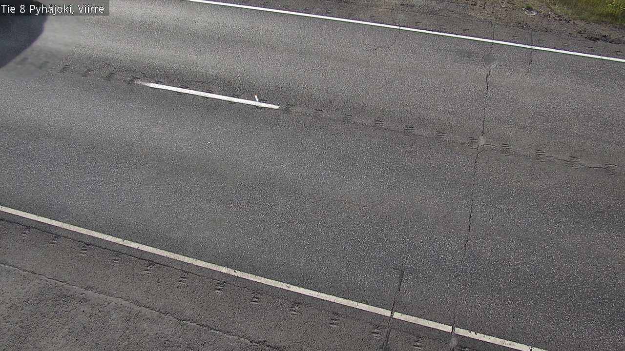 Weather Camera Image Road 8 Pyhäjoki, Viirre, Pyhäjoki, Pohjois-Pohjanmaa