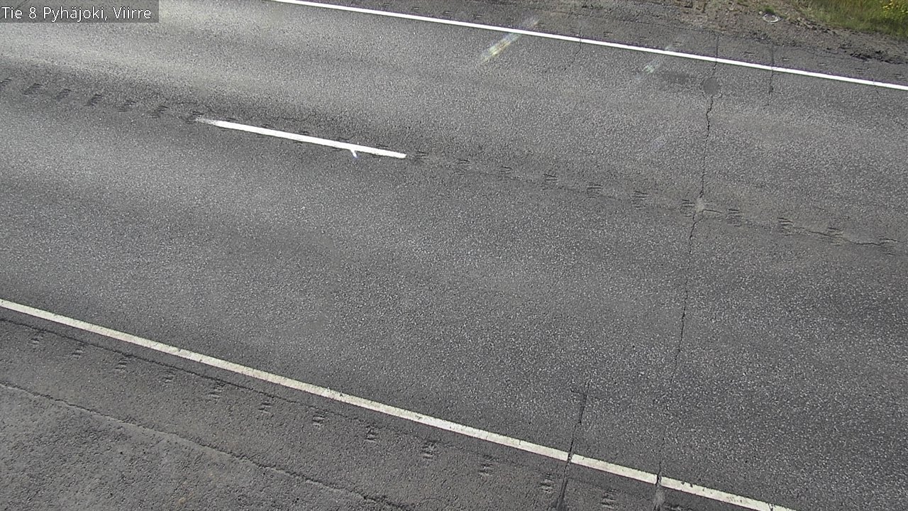 Weather Camera Image Road 8 Pyhäjoki, Viirre, Pyhäjoki, Pohjois-Pohjanmaa