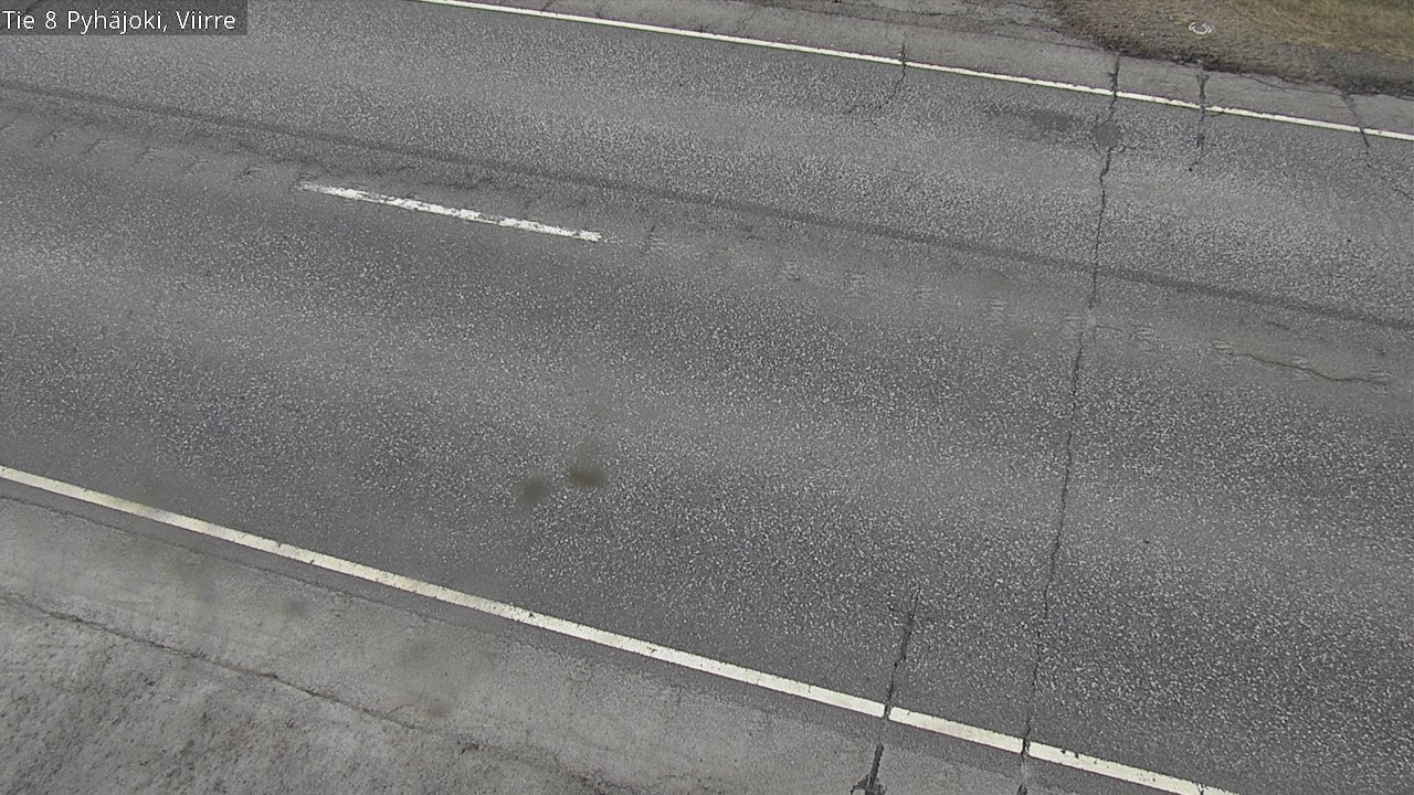 Weather Camera Image Väg 8 Pyhäjoki, Viirre, Pyhäjoki, Pohjois-Pohjanmaa