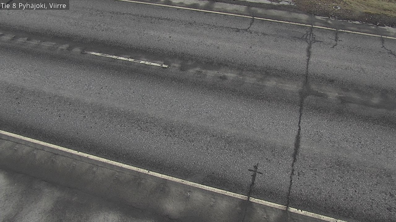 Weather Camera Image Road 8 Pyhäjoki, Viirre, Pyhäjoki, Pohjois-Pohjanmaa