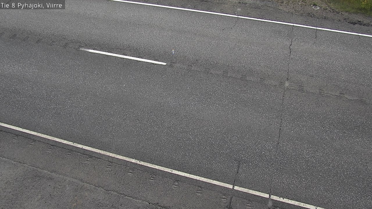 Weather Camera Image Road 8 Pyhäjoki, Viirre, Pyhäjoki, Pohjois-Pohjanmaa