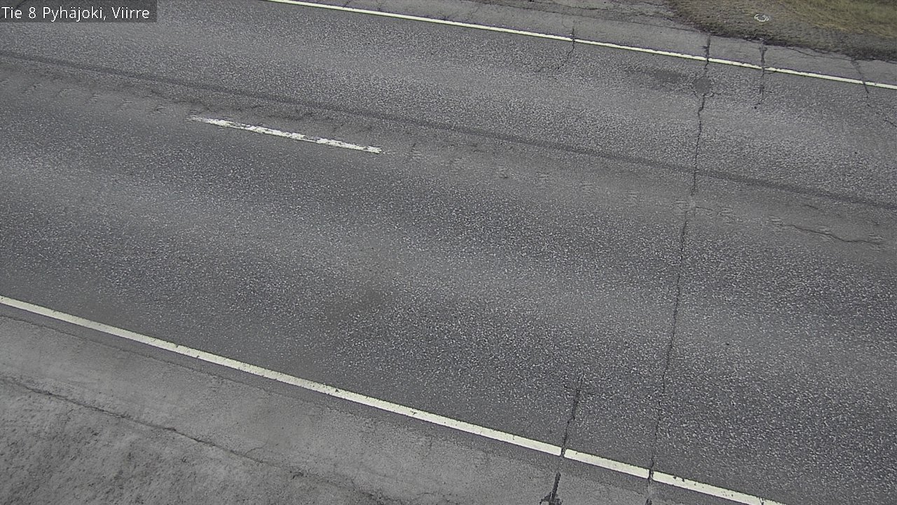 Weather Camera Image Väg 8 Pyhäjoki, Viirre, Pyhäjoki, Pohjois-Pohjanmaa