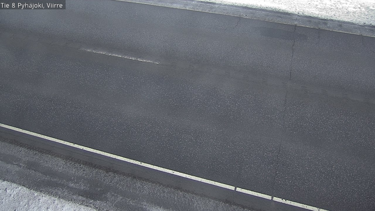 Weather Camera Image Road 8 Pyhäjoki, Viirre, Pyhäjoki, Pohjois-Pohjanmaa
