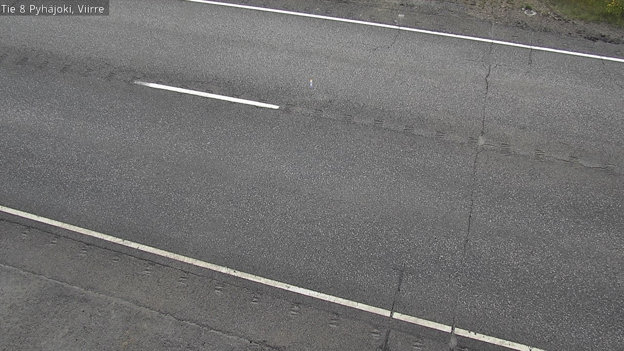 Weather Camera Image Road 8 Pyhäjoki, Viirre, Pyhäjoki, Pohjois-Pohjanmaa