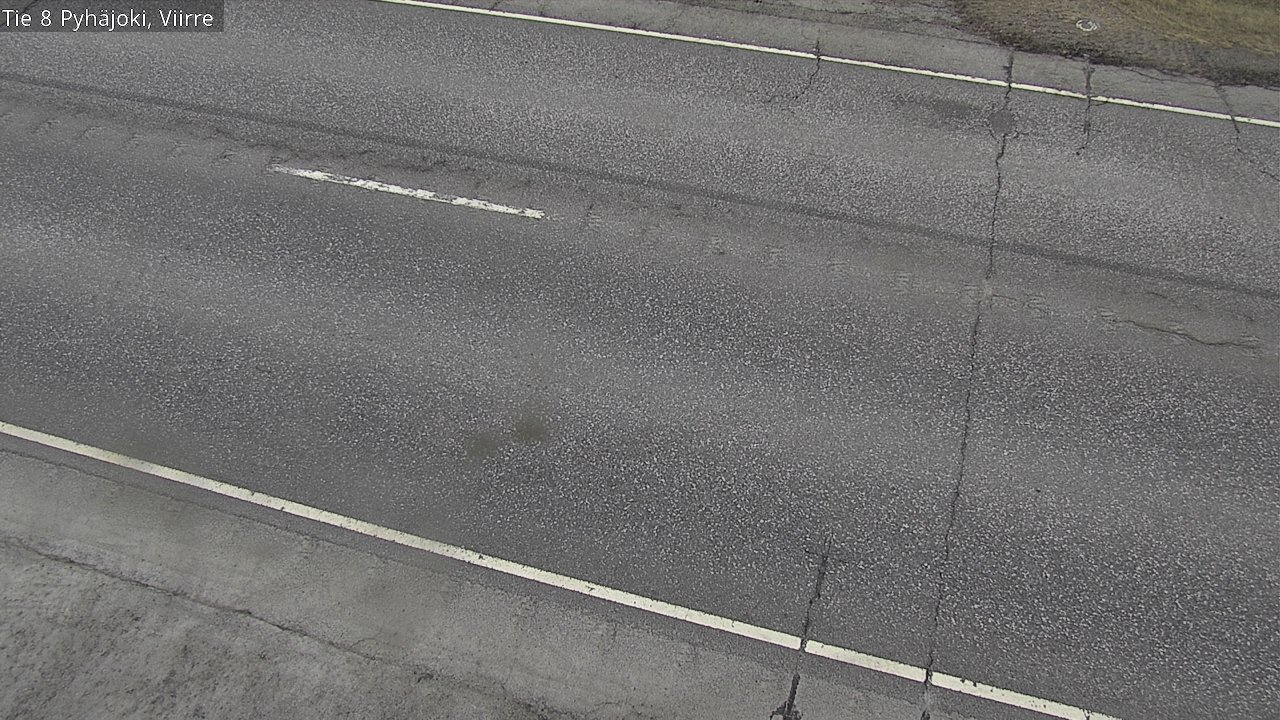 Weather Camera Image Väg 8 Pyhäjoki, Viirre, Pyhäjoki, Pohjois-Pohjanmaa