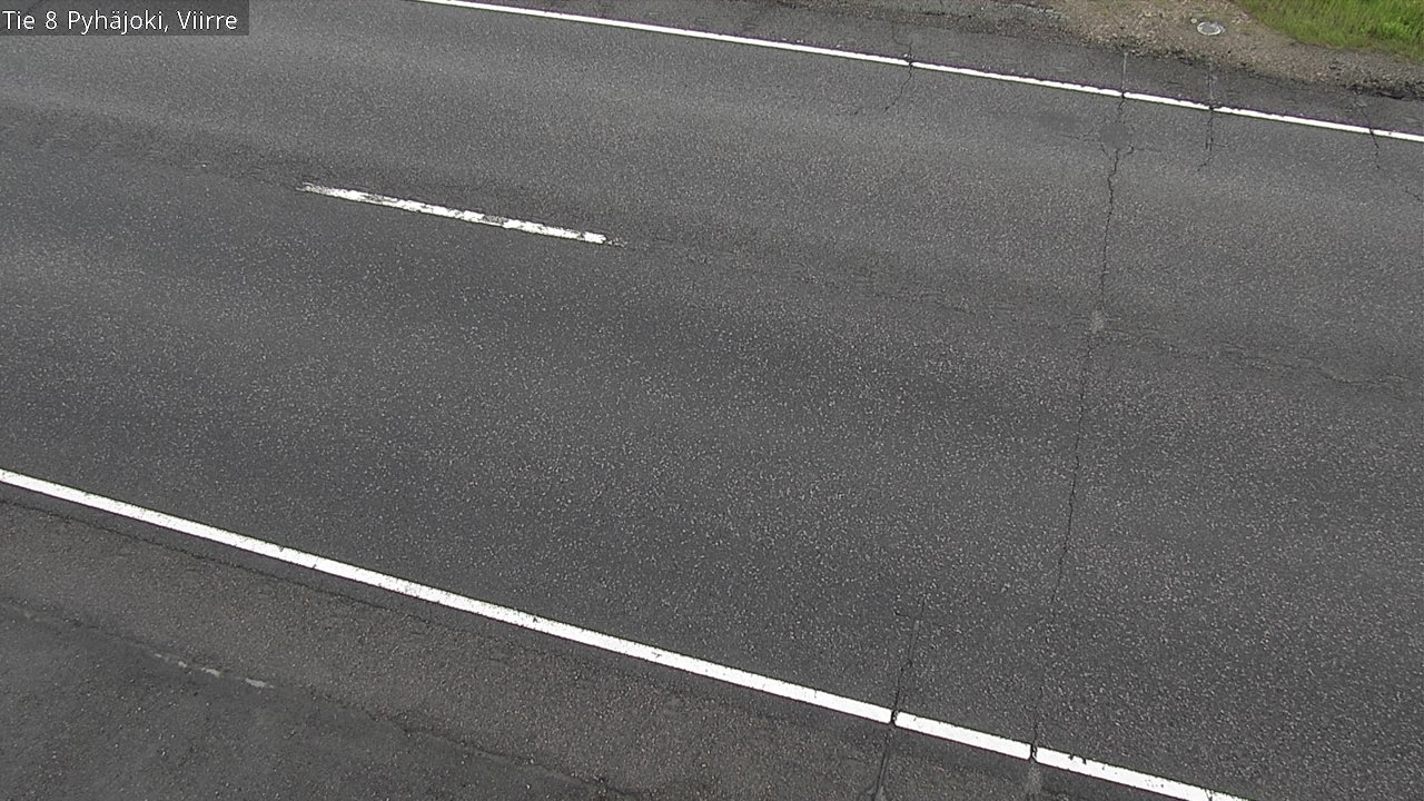 Weather Camera Image Road 8 Pyhäjoki, Viirre, Pyhäjoki, Pohjois-Pohjanmaa