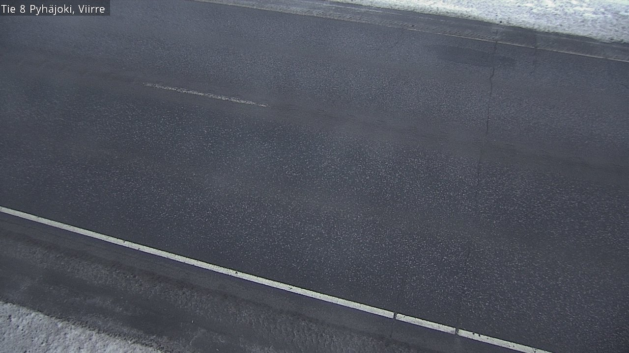 Weather Camera Image Väg 8 Pyhäjoki, Viirre, Pyhäjoki, Pohjois-Pohjanmaa