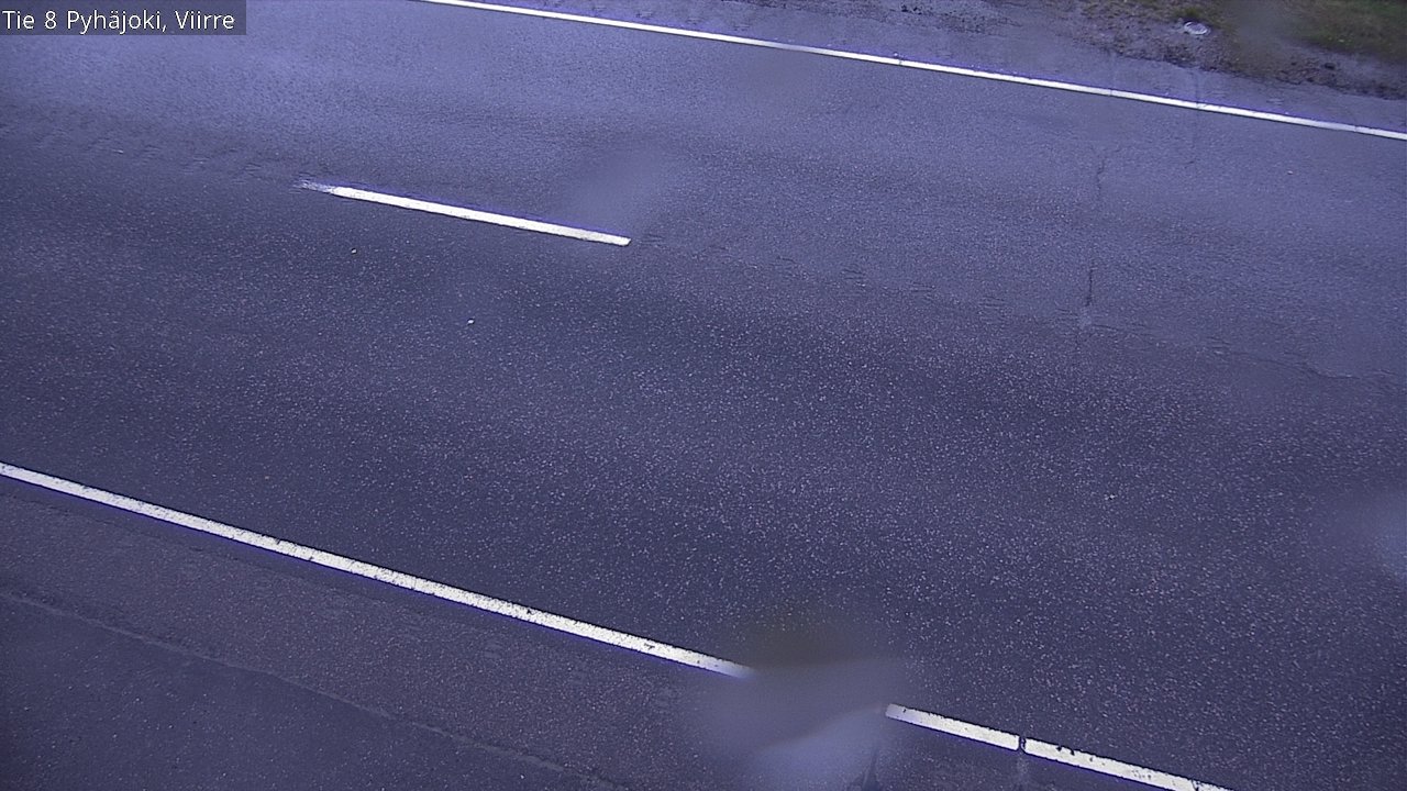Weather Camera Image Road 8 Pyhäjoki, Viirre, Pyhäjoki, Pohjois-Pohjanmaa