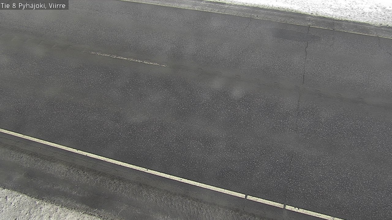 Weather Camera Image Väg 8 Pyhäjoki, Viirre, Pyhäjoki, Pohjois-Pohjanmaa