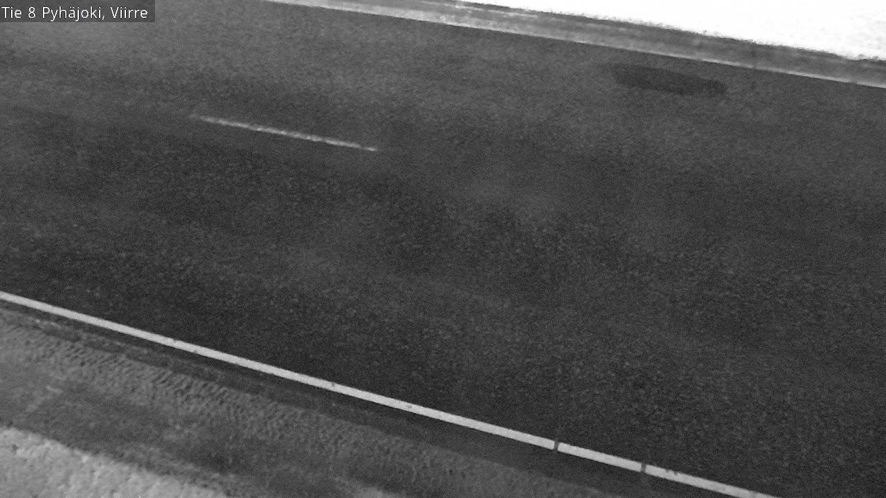 Weather Camera Image Road 8 Pyhäjoki, Viirre, Pyhäjoki, Pohjois-Pohjanmaa