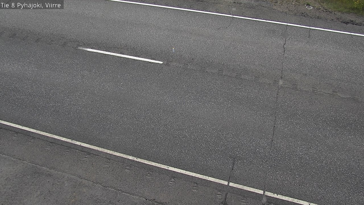 Weather Camera Image Road 8 Pyhäjoki, Viirre, Pyhäjoki, Pohjois-Pohjanmaa