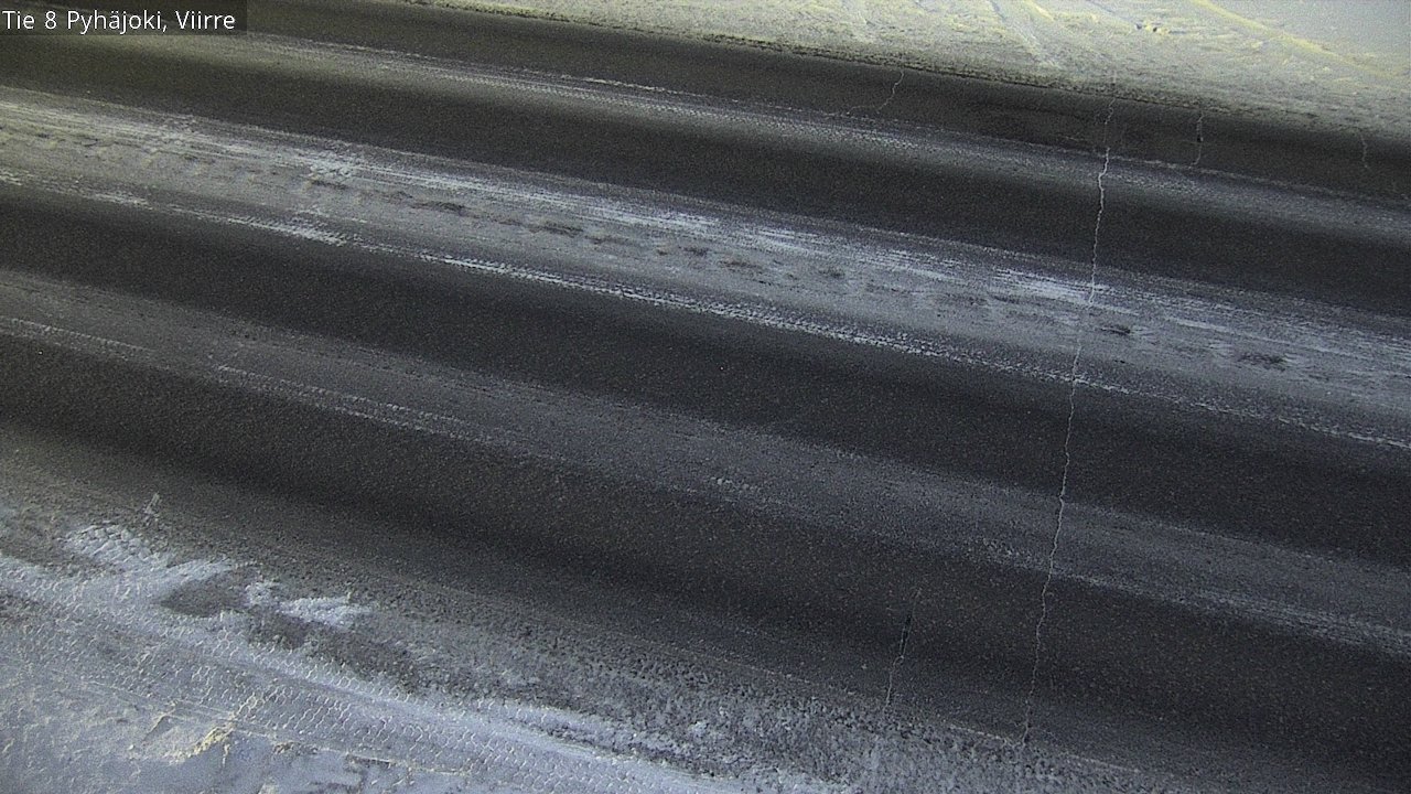 Weather Camera Image Road 8 Pyhäjoki, Viirre, Pyhäjoki, Pohjois-Pohjanmaa