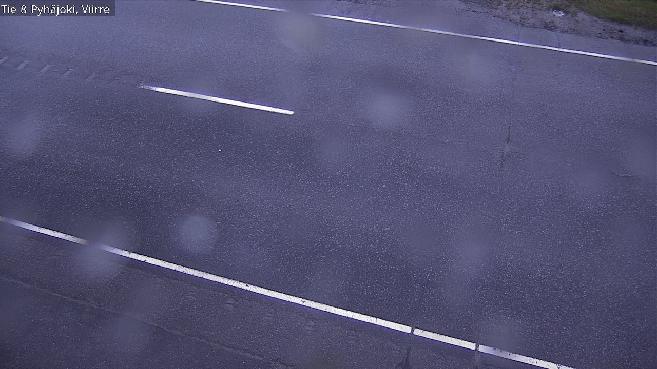 Weather Camera Image Väg 8 Pyhäjoki, Viirre, Pyhäjoki, Pohjois-Pohjanmaa
