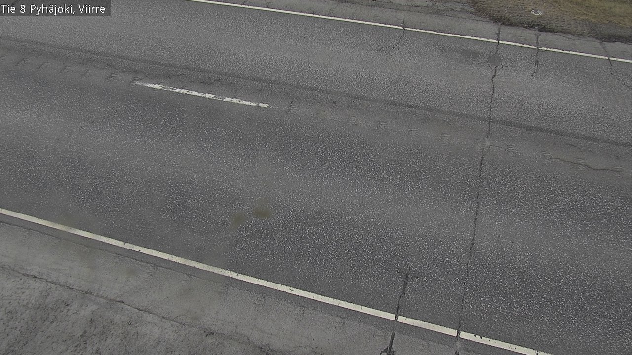 Weather Camera Image Väg 8 Pyhäjoki, Viirre, Pyhäjoki, Pohjois-Pohjanmaa