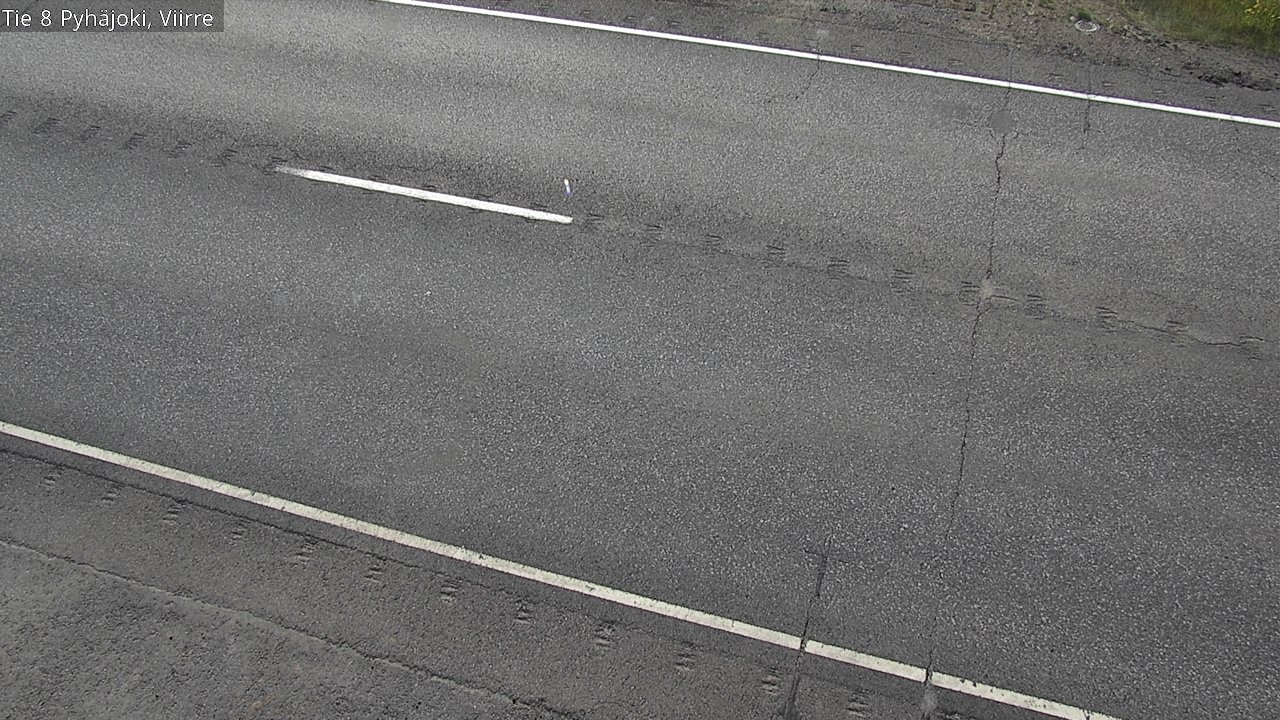 Weather Camera Image Road 8 Pyhäjoki, Viirre, Pyhäjoki, Pohjois-Pohjanmaa