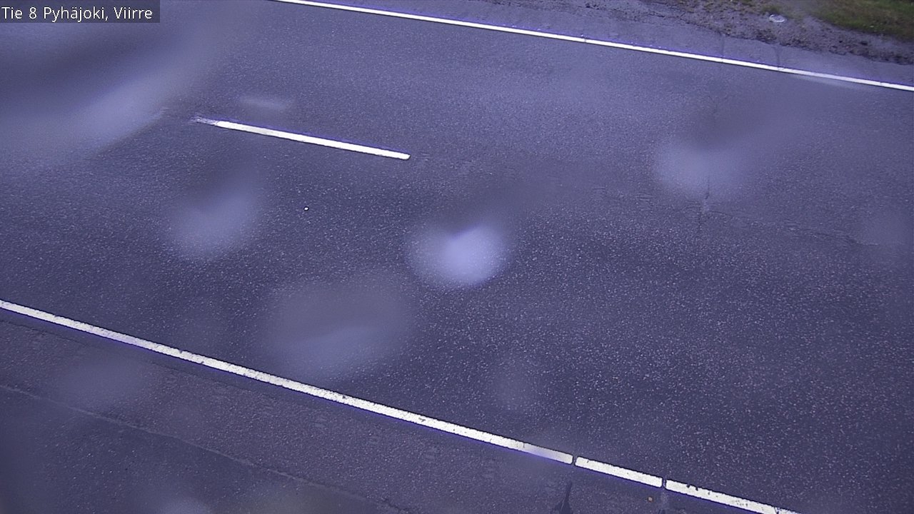 Weather Camera Image Road 8 Pyhäjoki, Viirre, Pyhäjoki, Pohjois-Pohjanmaa
