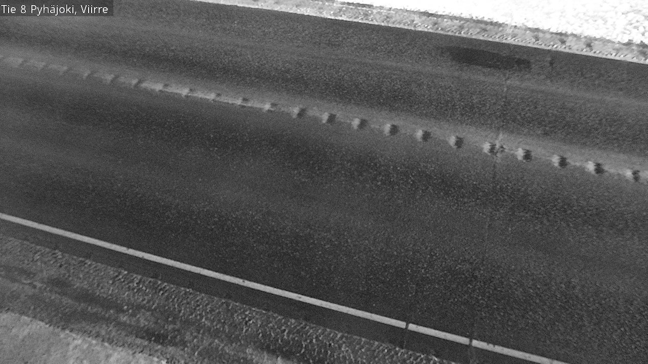 Weather Camera Image Road 8 Pyhäjoki, Viirre, Pyhäjoki, Pohjois-Pohjanmaa