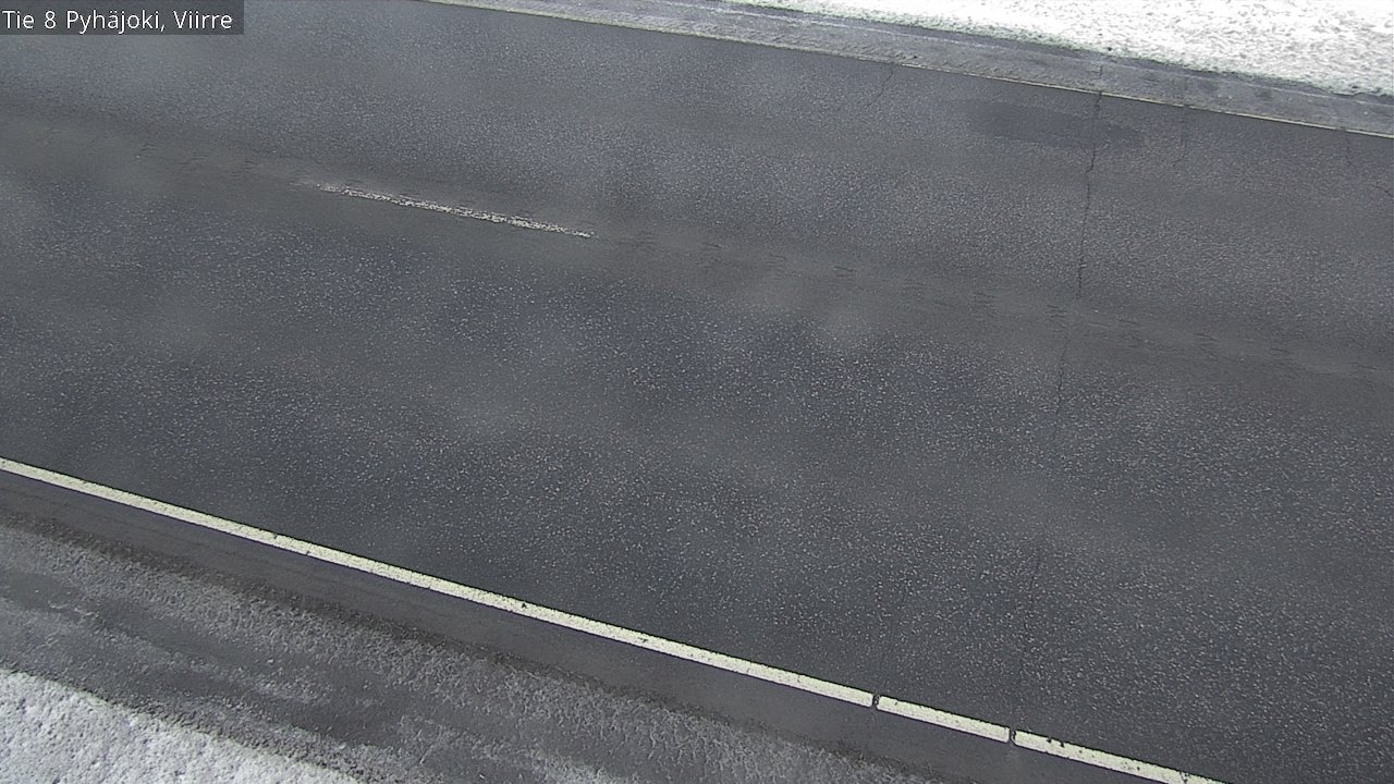 Weather Camera Image Road 8 Pyhäjoki, Viirre, Pyhäjoki, Pohjois-Pohjanmaa