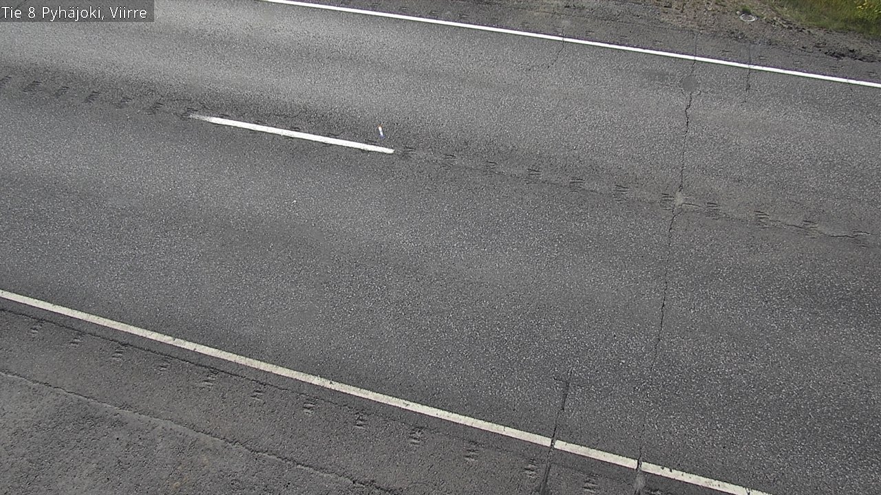 Weather Camera Image Road 8 Pyhäjoki, Viirre, Pyhäjoki, Pohjois-Pohjanmaa