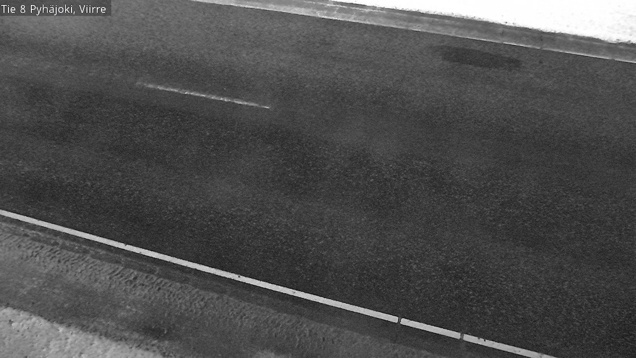 Weather Camera Image Road 8 Pyhäjoki, Viirre, Pyhäjoki, Pohjois-Pohjanmaa