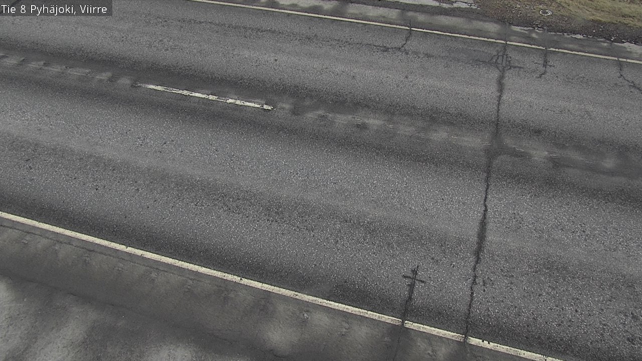 Weather Camera Image Road 8 Pyhäjoki, Viirre, Pyhäjoki, Pohjois-Pohjanmaa