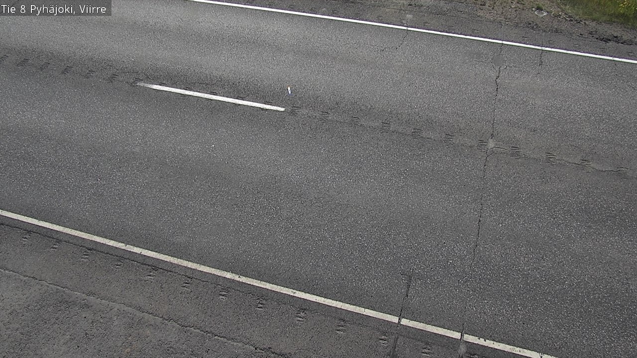 Weather Camera Image Road 8 Pyhäjoki, Viirre, Pyhäjoki, Pohjois-Pohjanmaa