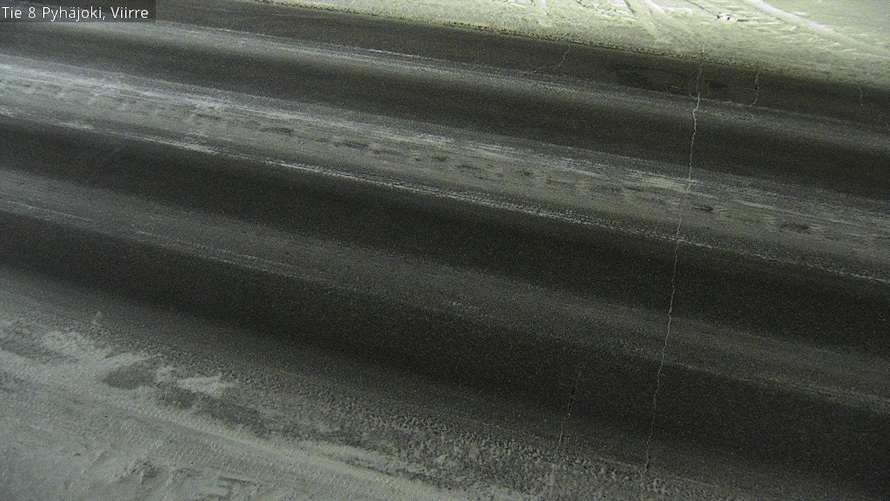 Weather Camera Image Road 8 Pyhäjoki, Viirre, Pyhäjoki, Pohjois-Pohjanmaa
