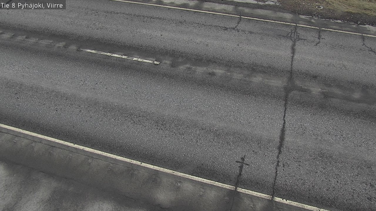 Weather Camera Image Road 8 Pyhäjoki, Viirre, Pyhäjoki, Pohjois-Pohjanmaa